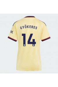 Arsenal Viktor Gyokeres #14 Fotballdrakt Tredje Klær Dame 2026-27 Korte ermer